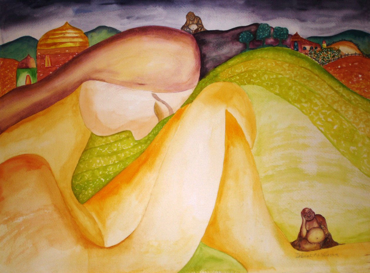 Buddha-Hügel von Deborah Eve Alastra