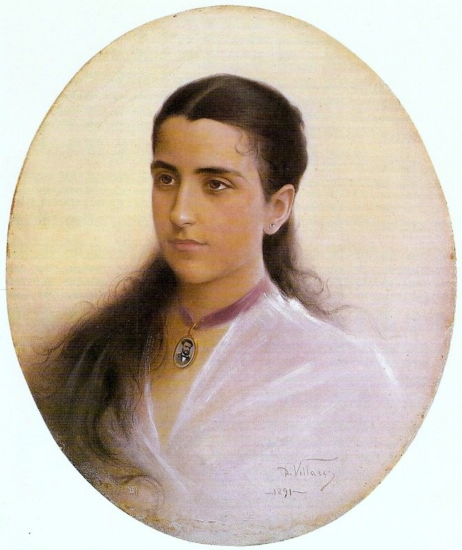 Porträt einer Frau von Decio Villares