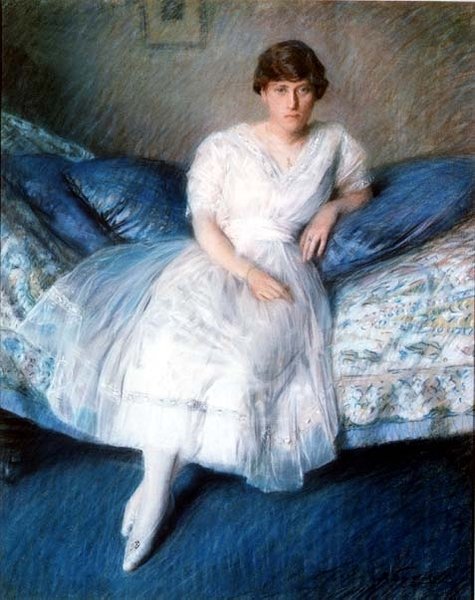 Porträt von Mrs. Constance Cambell von Delphin Enjolras