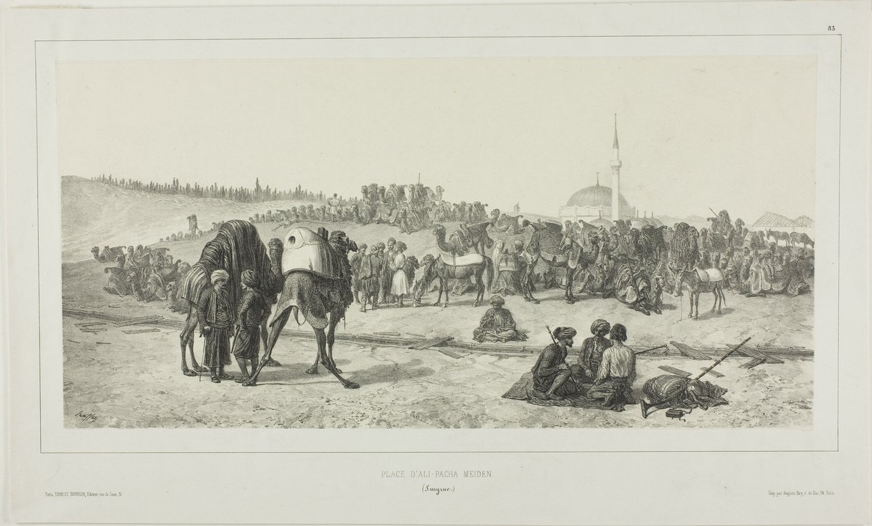Ali-Pascha-Mädchen, Smyrna von Denis Auguste Marie Raffet