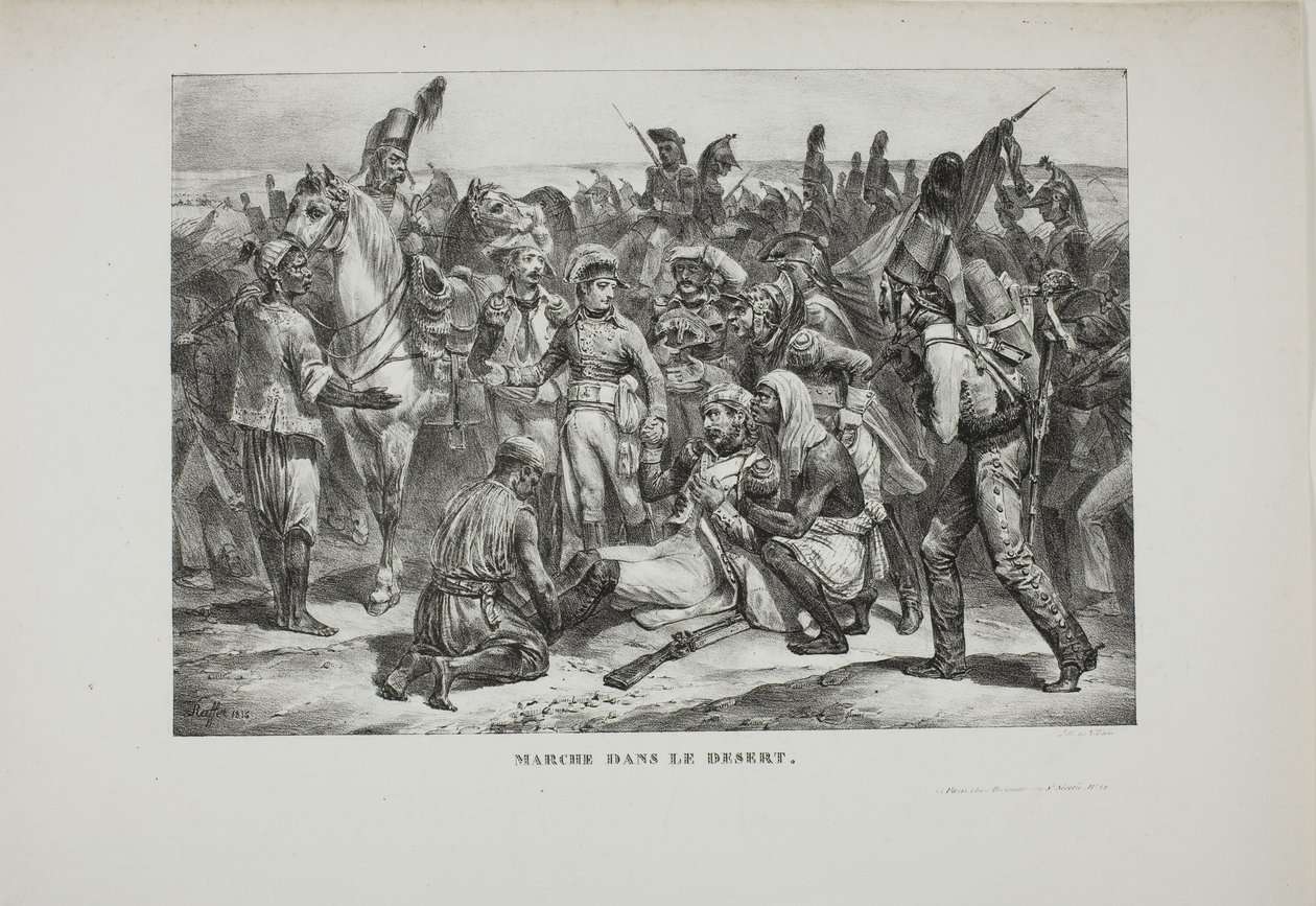 Wüstenmarsch von Denis Auguste Marie Raffet