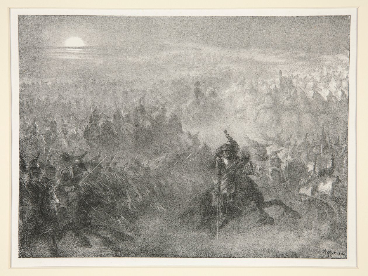 Nachtüberprüfung von Denis Auguste Marie Raffet