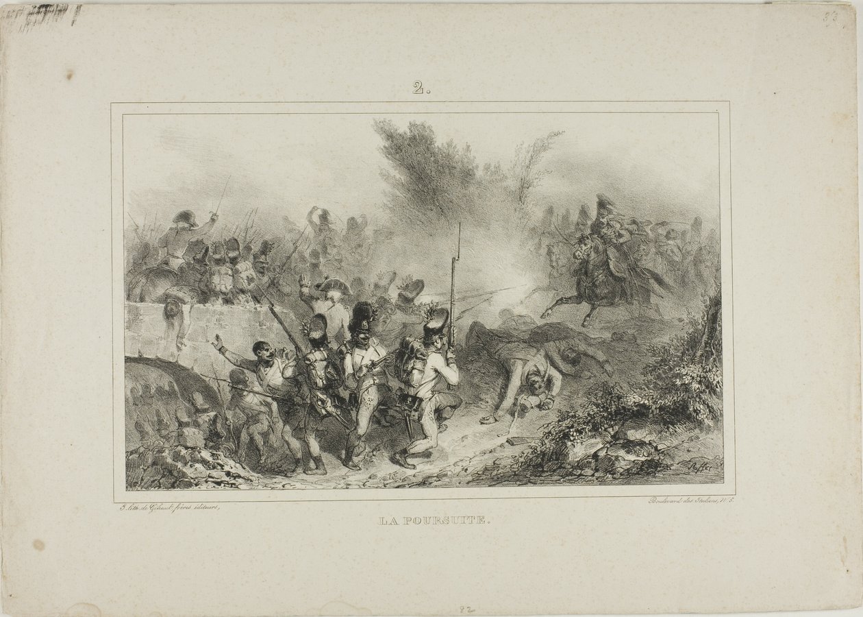 Die Verfolgung von Denis Auguste Marie Raffet