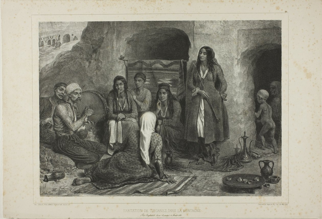 Zigeuner-Bergwohnung von Denis Auguste Marie Raffet