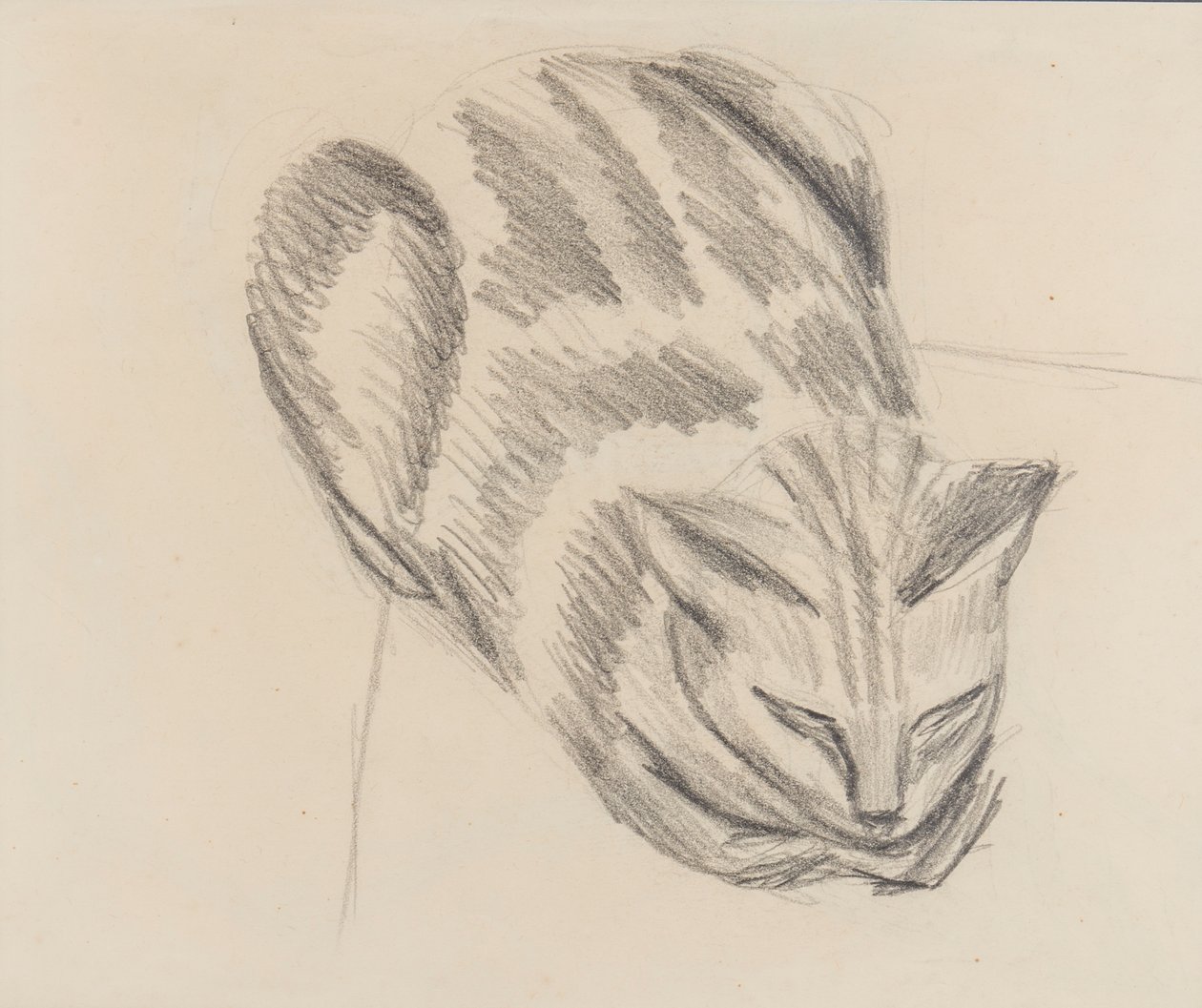 Schlafende Katze von Denton Welch