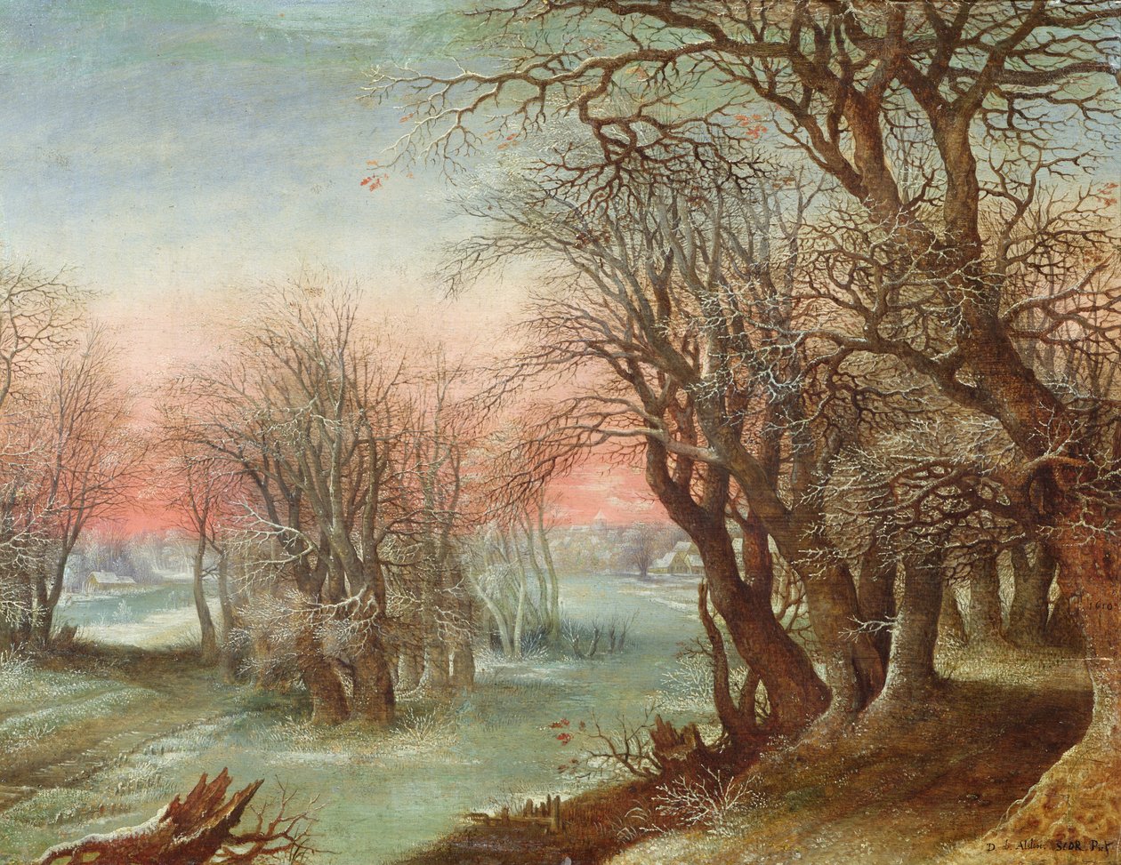 Winterlandschaft, 1610 von Denys van Alsloot