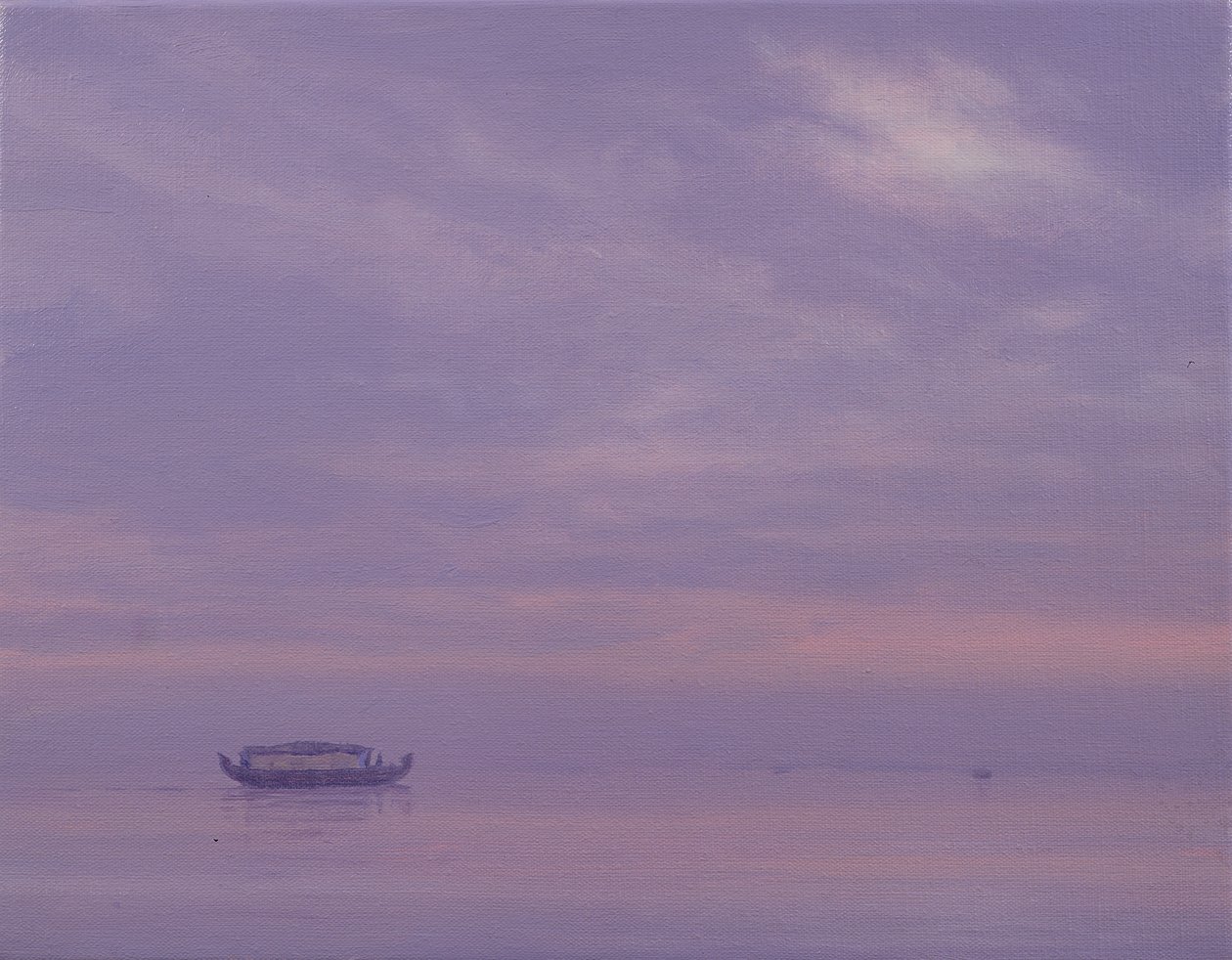 Fischerboot auf dem Vembanad-See, Kerala von Derek Hare