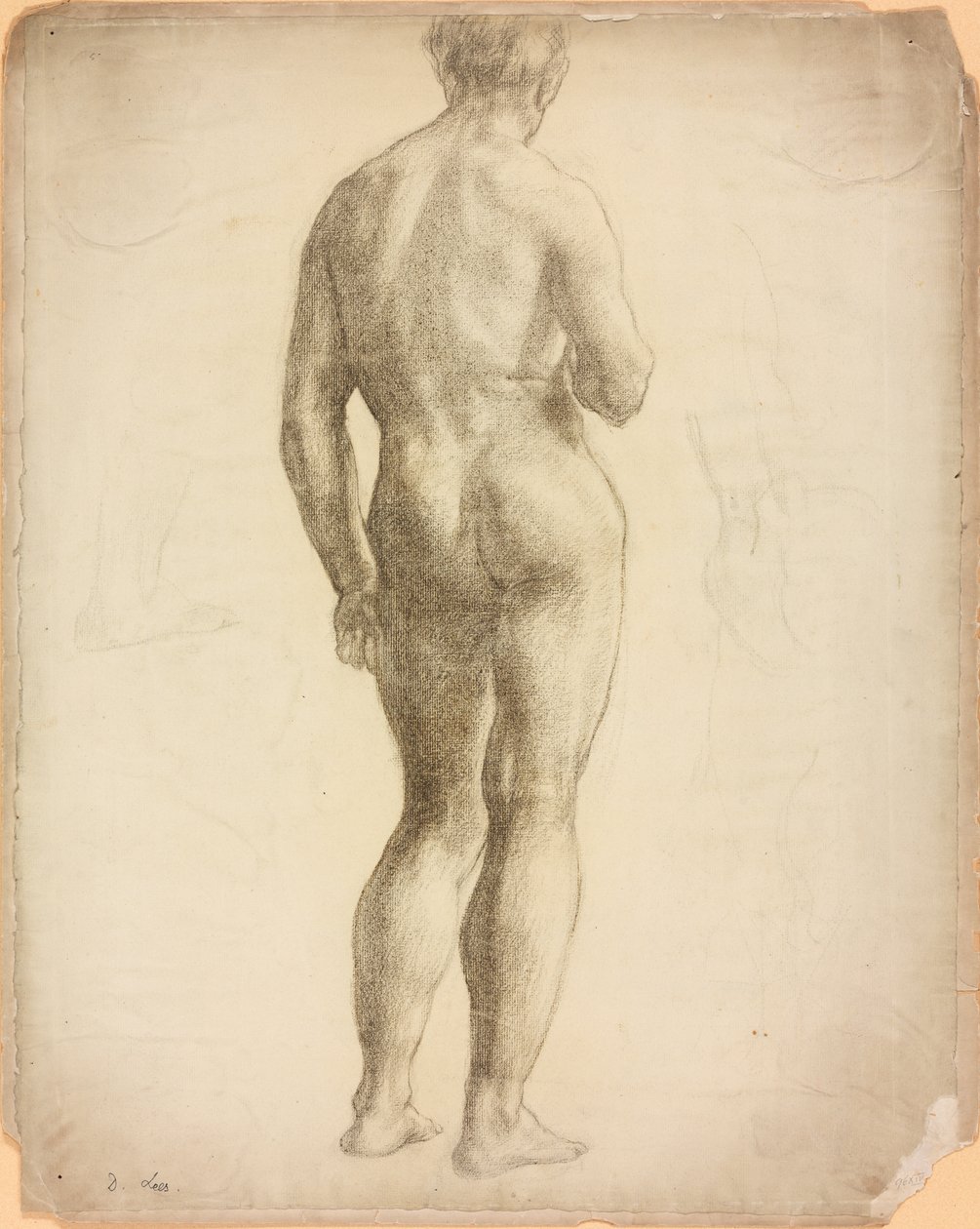 Studie einer männlichen Figur von Derwent Lees