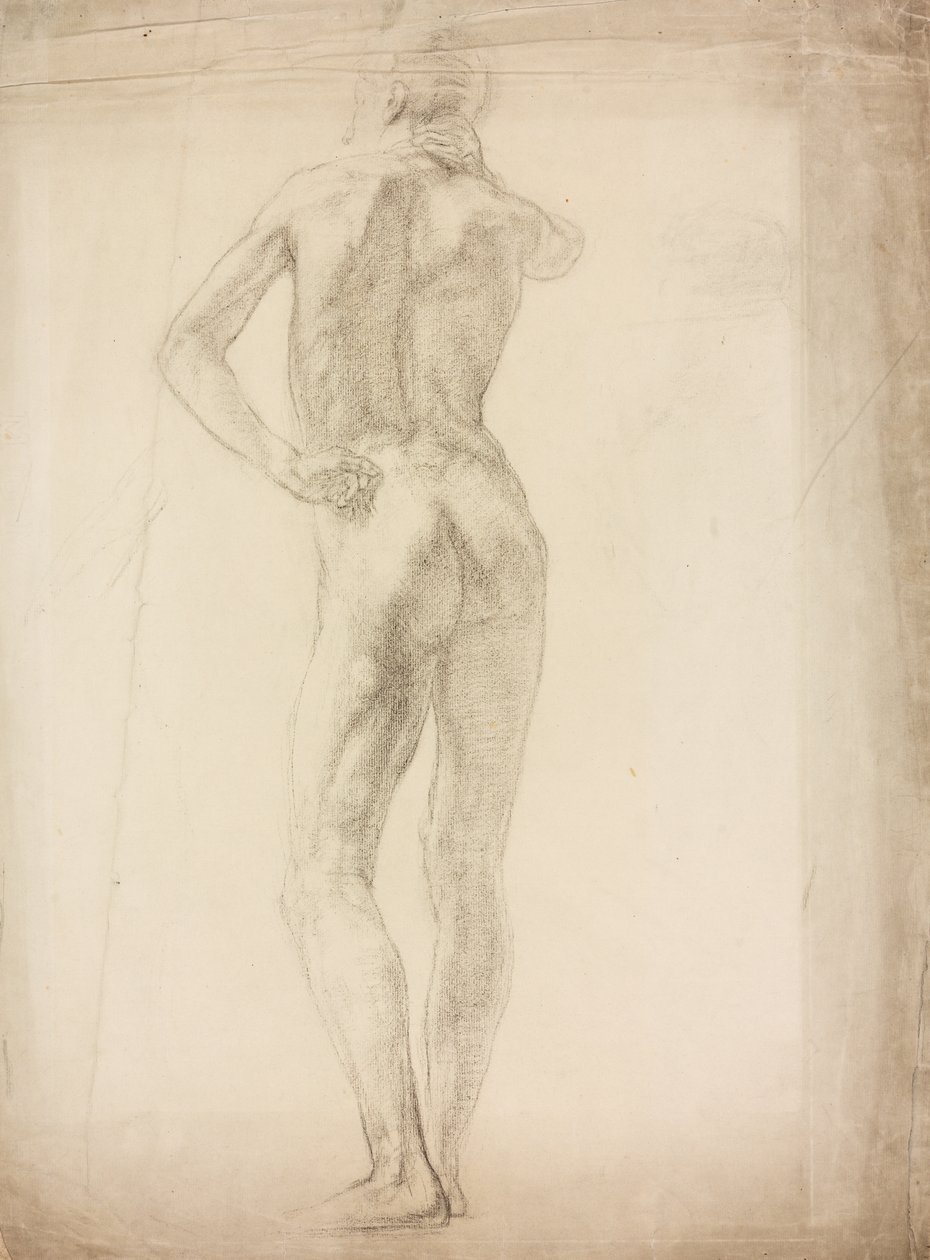 Studie einer männlichen Figur von Derwent Lees