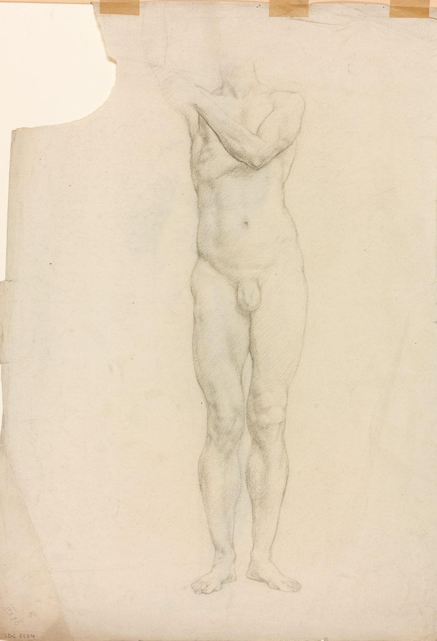 Studie einer männlichen Figur von Derwent Lees
