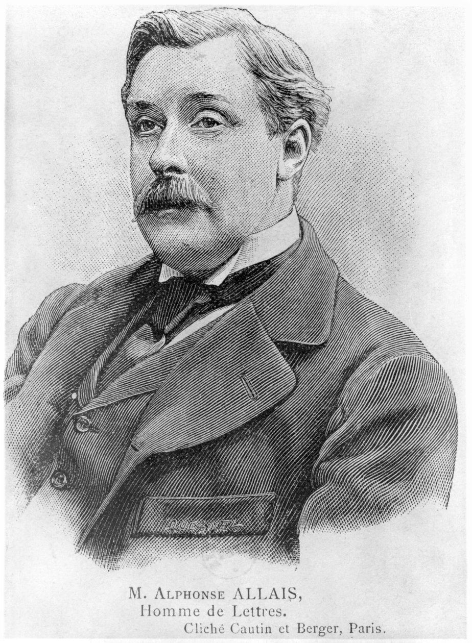 Alphonse Allais (1855-1905), späte 19. Jahrhundert von Desire Mathieu Quesnel