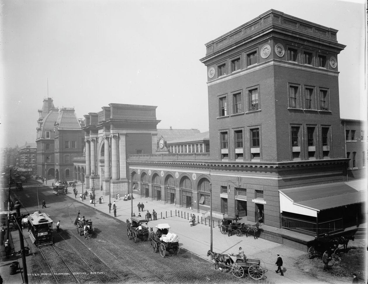 Nordterminalstation, Boston von Detroit Publishing Co.
