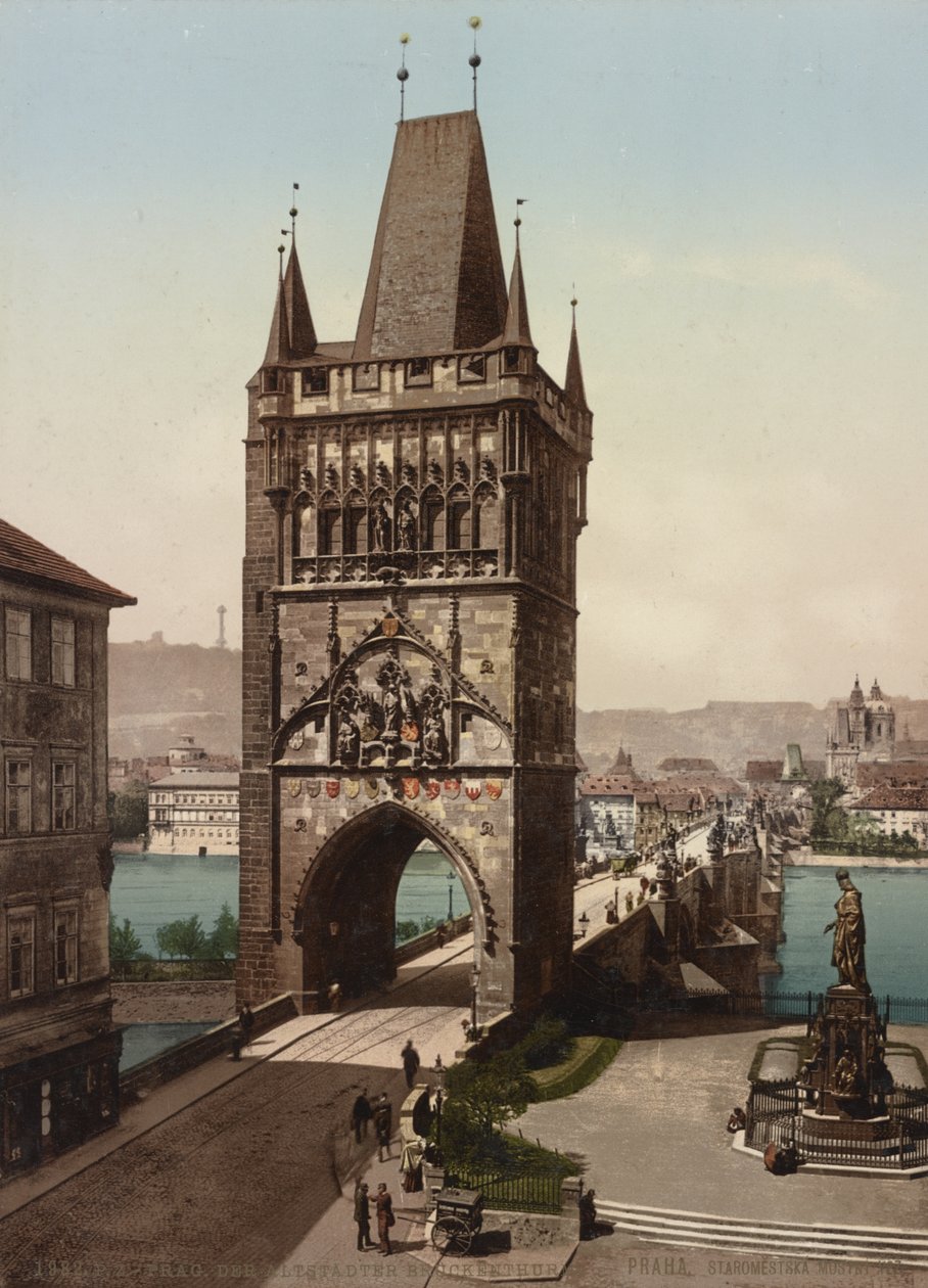 Altstädter Brückenturm, Prag, 1905 von Detroit Publishing Co.