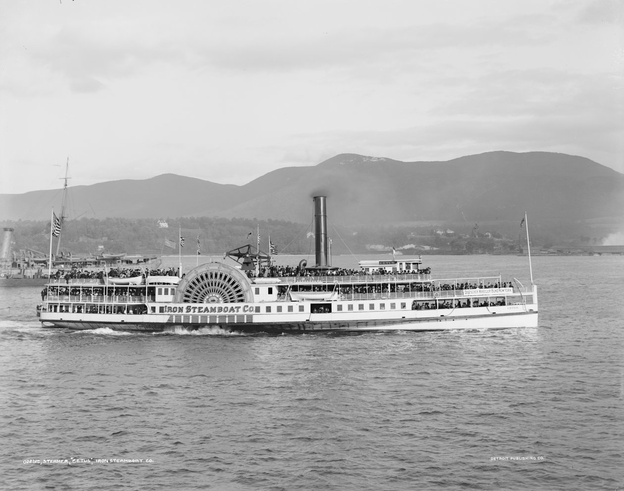 Dampfer Cetus, Iron Steamboat Co. 1909 von Detroit Publishing Co.