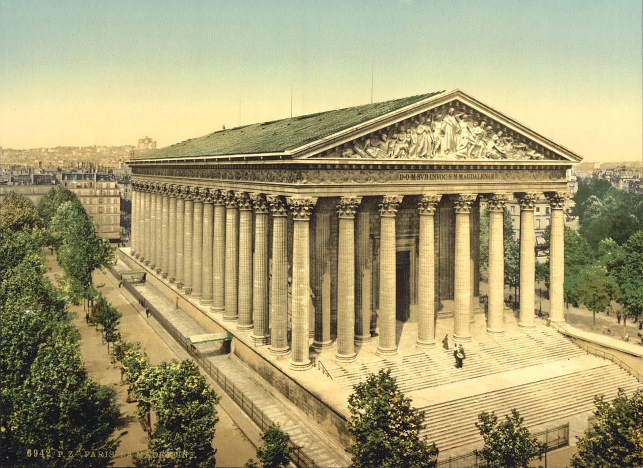 Die Madeleine, Paris, ca. 1890-1900 von Detroit Publishing Co.
