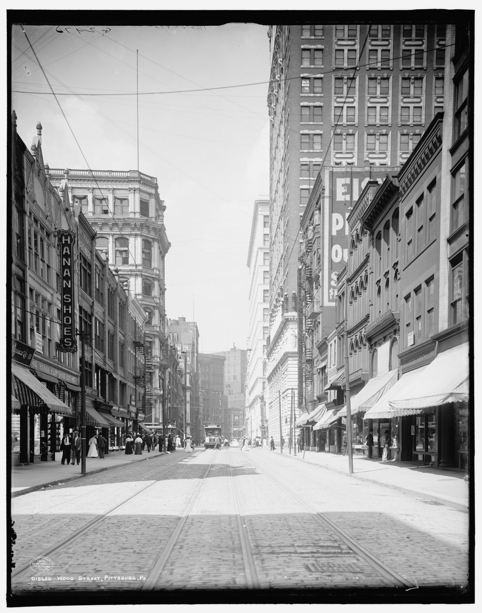 Wood Street, Pittsburgh, Pa. von Detroit Publishing Co.