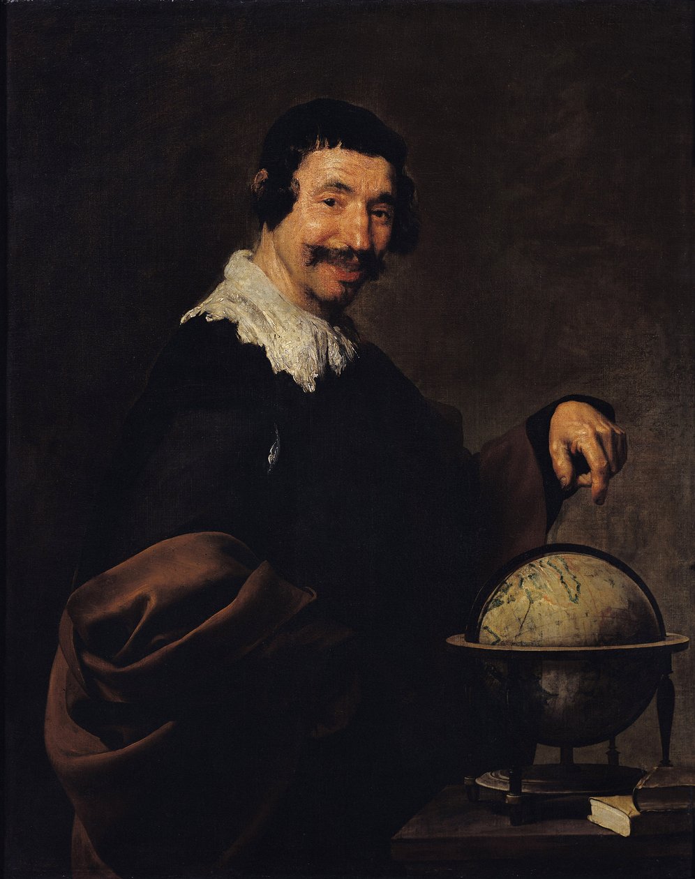 Demokrit, oder Der Mann mit einem Globus von Diego Velázquez