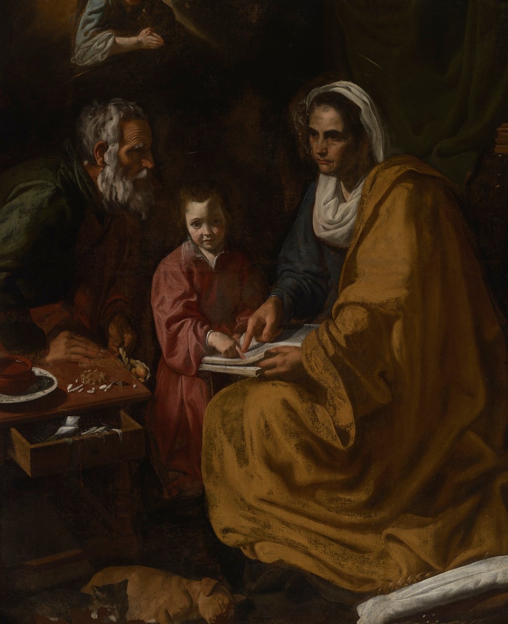 Erziehung der Jungfrau von Diego Velázquez