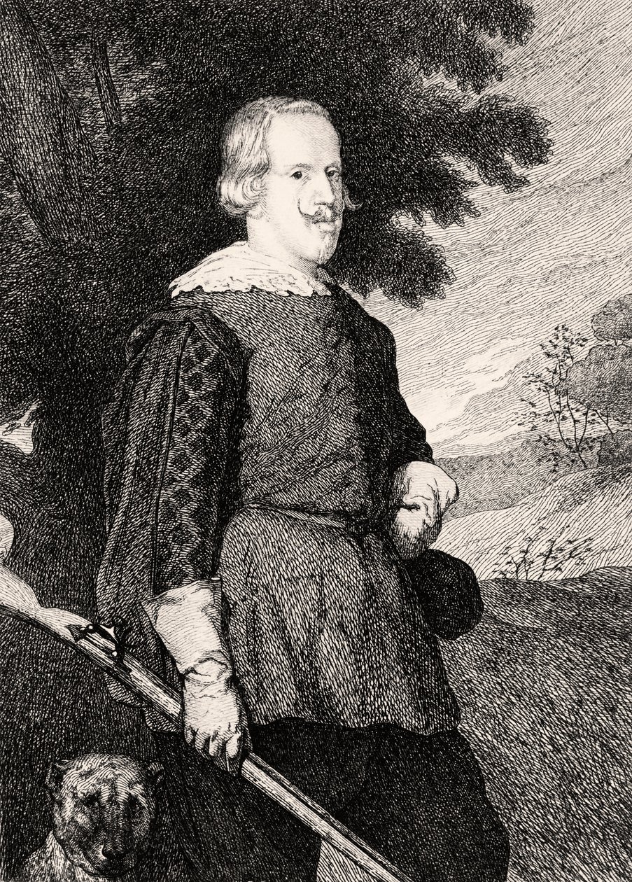 Felipe IV. im Jagdkostüm von Diego Velázquez