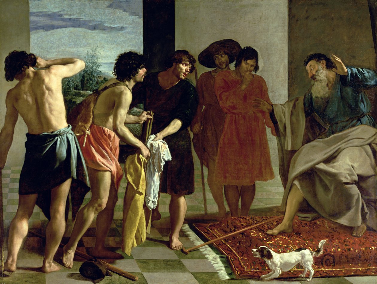 Josephs Mantel, 1630 von Diego Velázquez