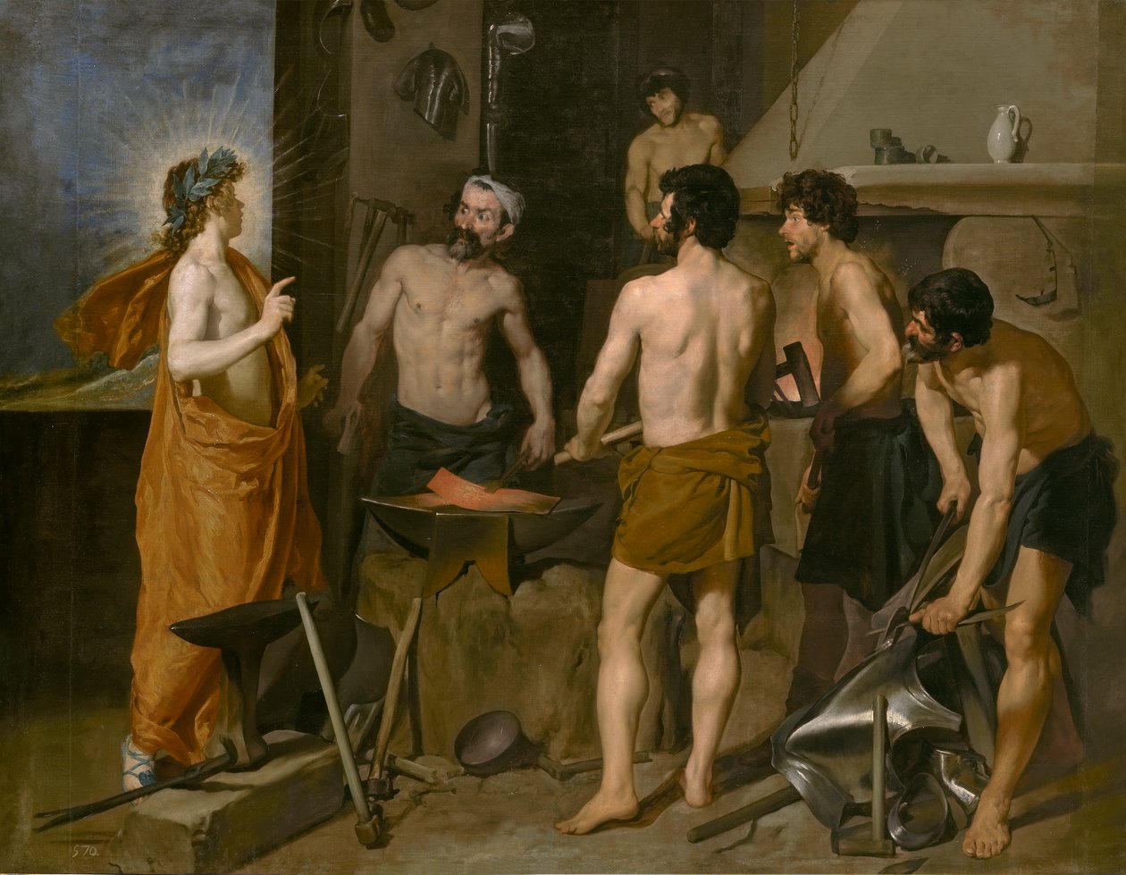 Die Schmiede des Vulkan von Diego Velázquez