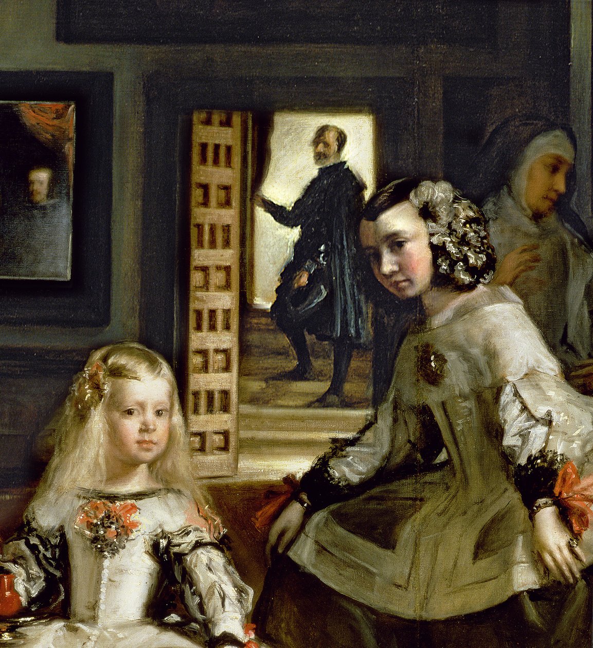 Las Meninas oder Die Familie von Philipp IV. (Detail) von Diego Velázquez