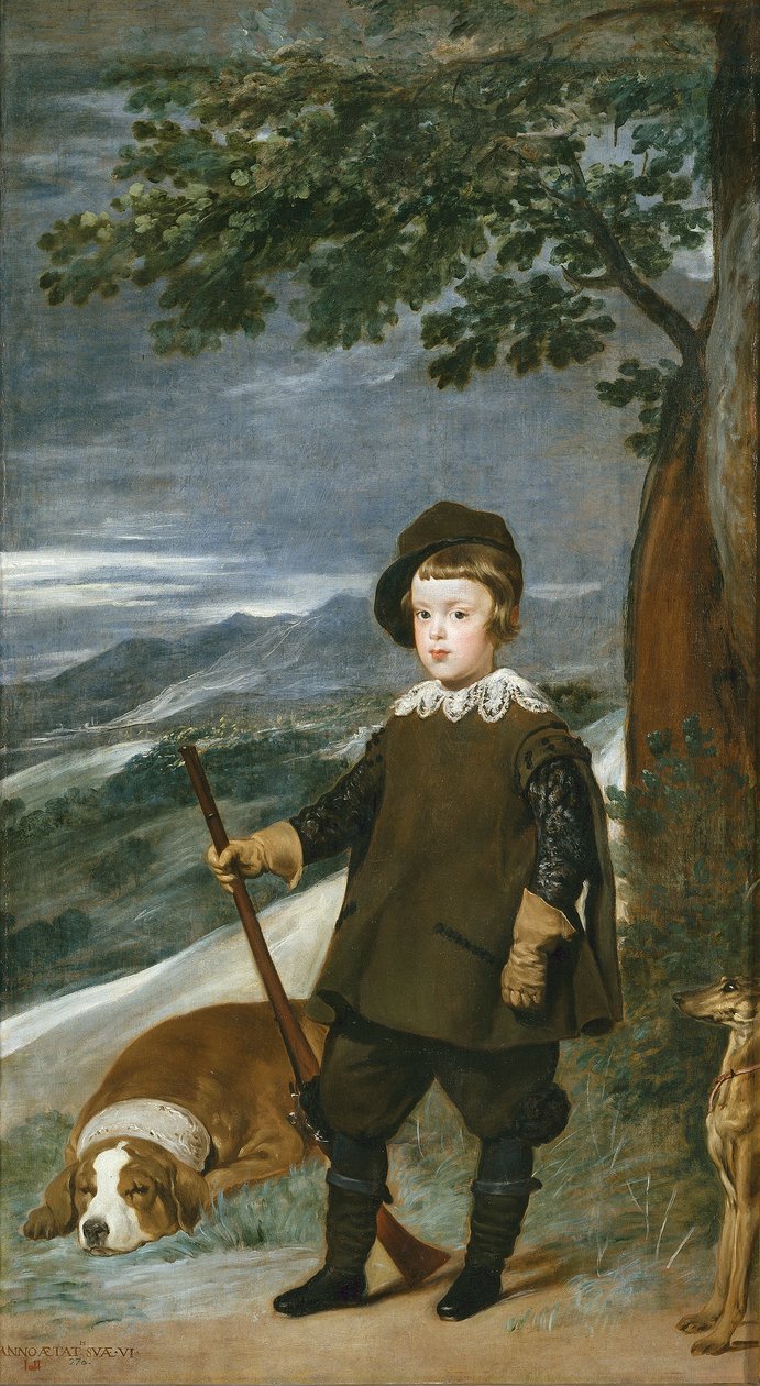 Porträt des Prinzen Baltasar Carlos als Jäger von Diego Velázquez