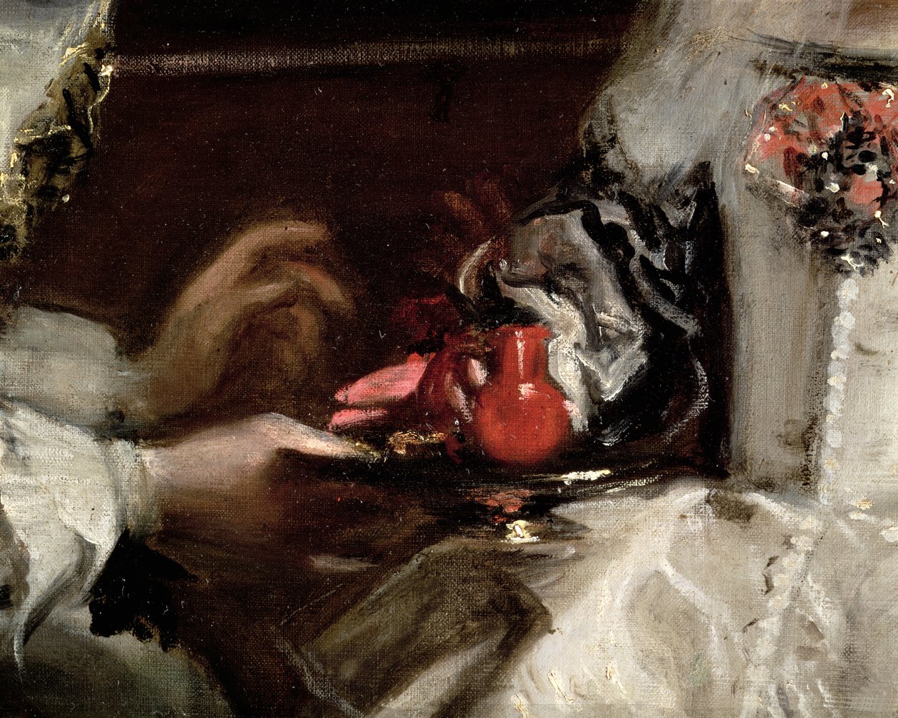 Die Brosche der Infantin Margarita Maria, aus Las Meninas (Detail) von Diego Velázquez