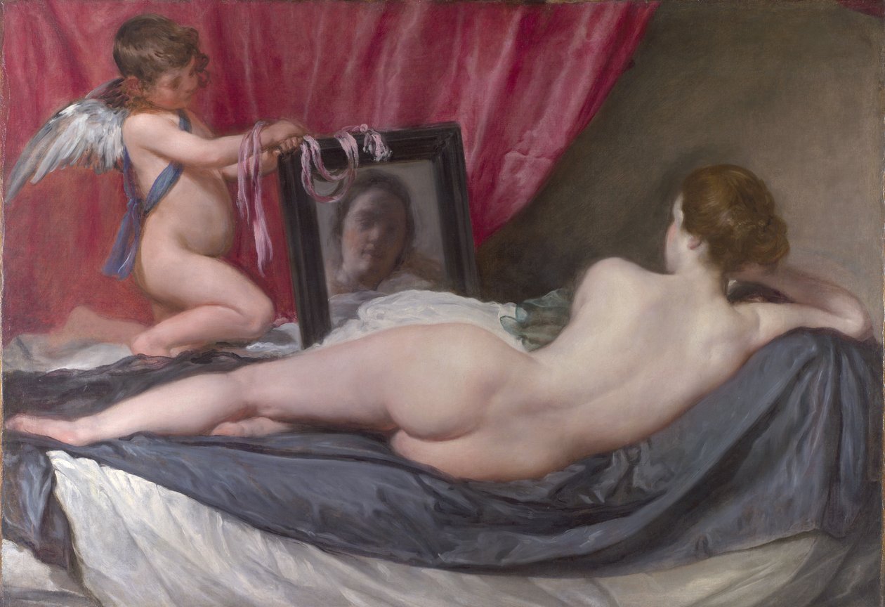Venus vor dem Spiegel von Diego Velázquez