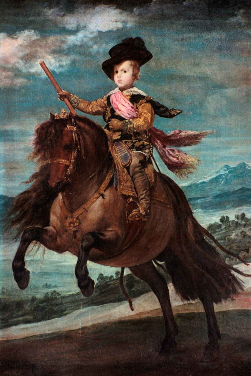 Prinz Baltasar Carlos zu Pferd, 1635-36 von Diego Velázquez