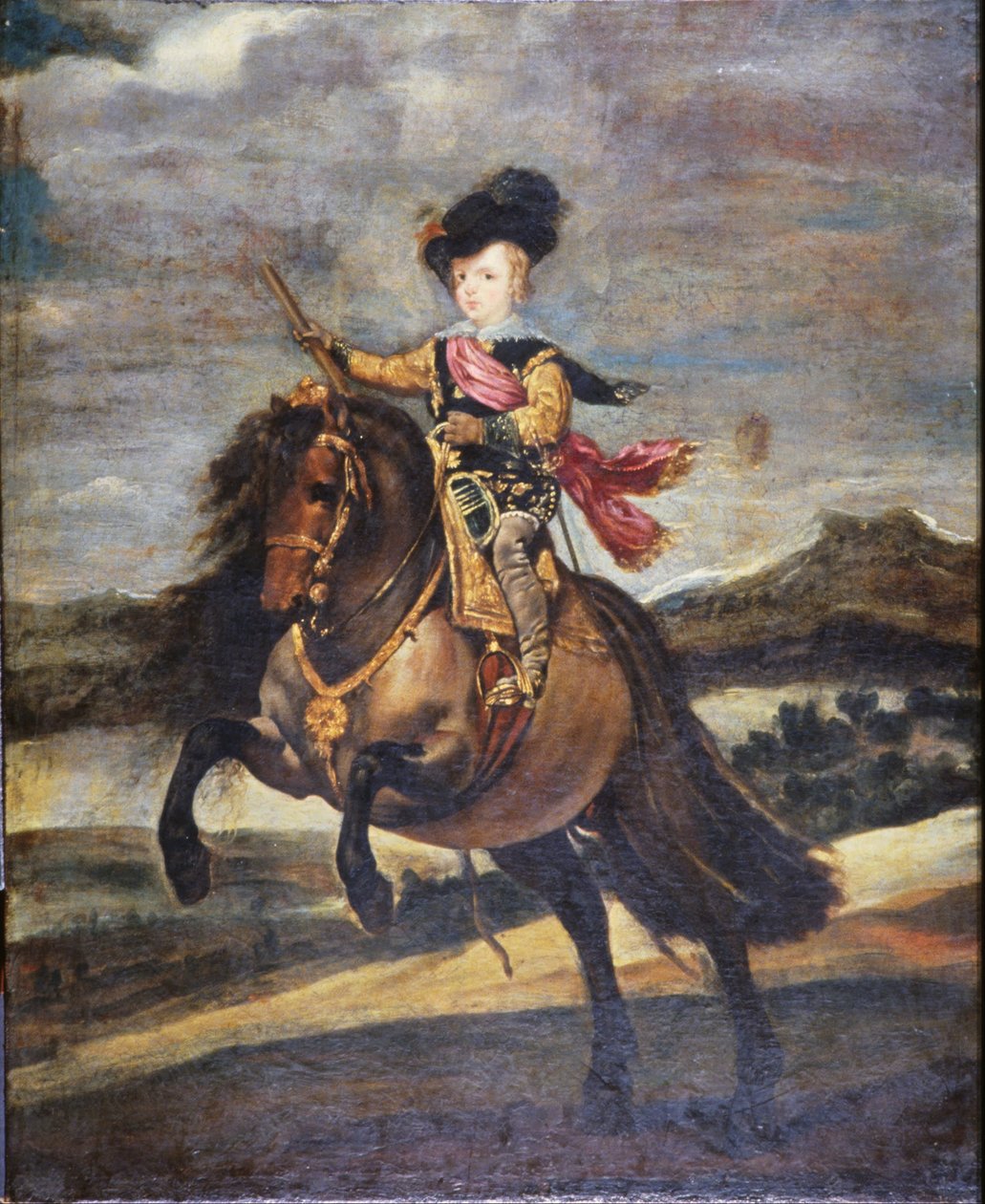 Der Infante Baltasar Carlos zu Pferd von Diego Velázquez