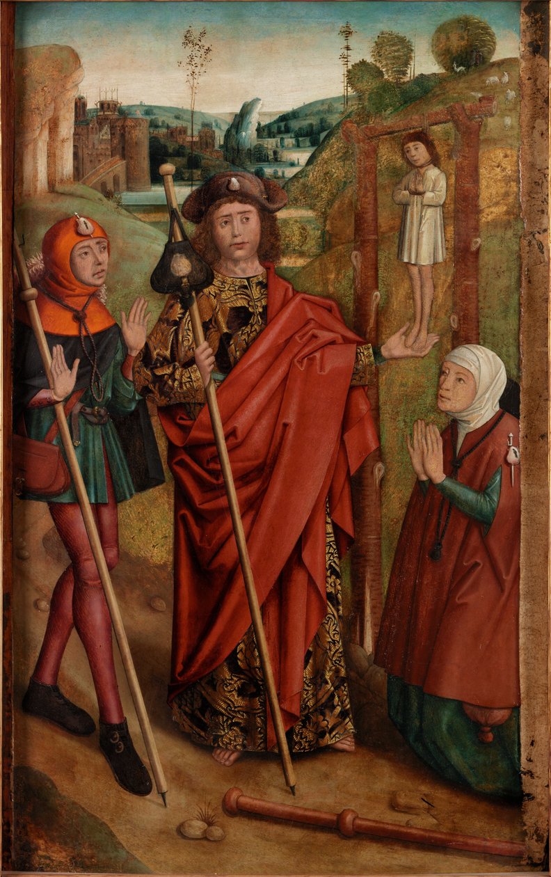 Das Wunder des Galgens, ca. 1435-60 von Dieric Bouts
