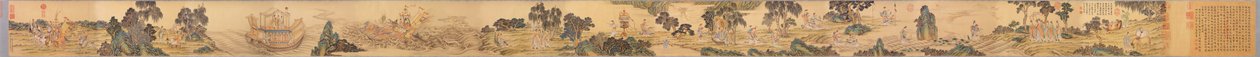 Nymphe des Luo-Flusses (洛神图) von Ding Guanpeng