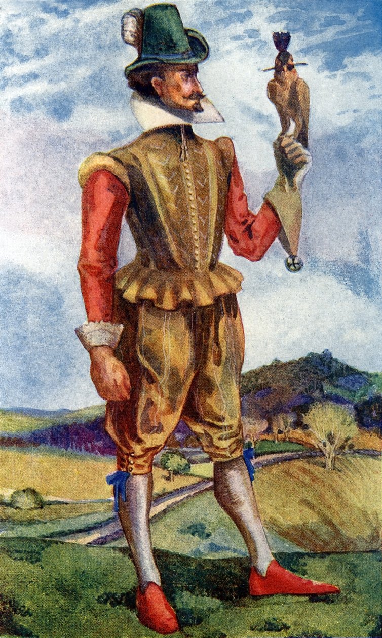 Männerkostüm zur Zeit von Jakob I (1603-1625) von Dion Clayton Calthrop