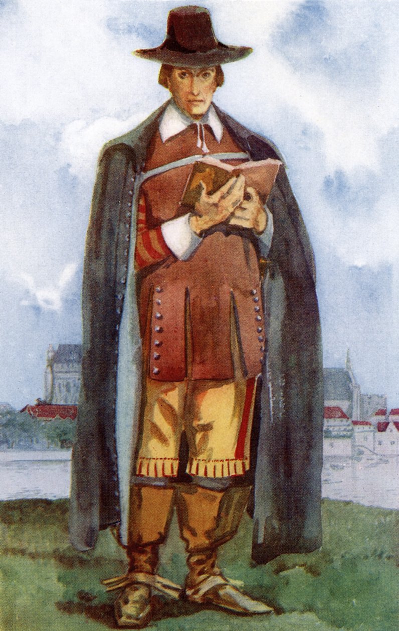 Männerkostüm zur Zeit der Cromwells (1649-1660) von Dion Clayton Calthrop