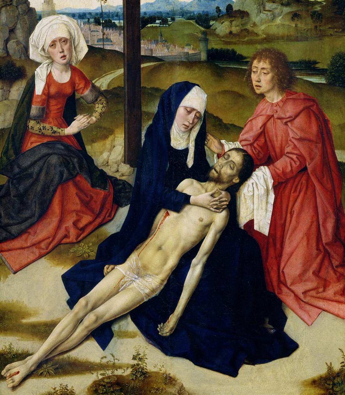 Die Klage (Detail) von Dirck Bouts