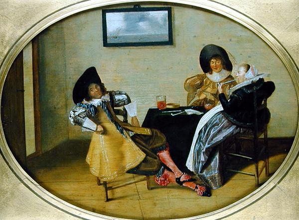 Gesellschaftliches Treffen von Dirck Hals
