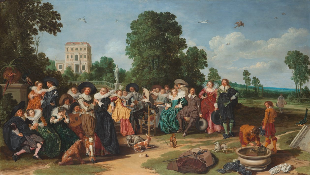 Das Fête champêtre von Dirck Hals