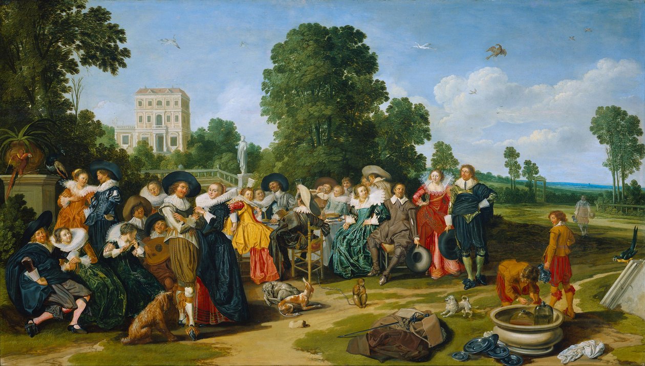 Das Fête champêtre von Dirck Hals