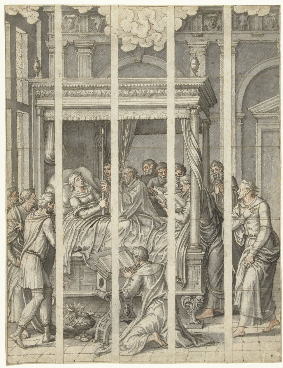 Tod der Jungfrau Maria von Dirck Pietersz. Crabeth