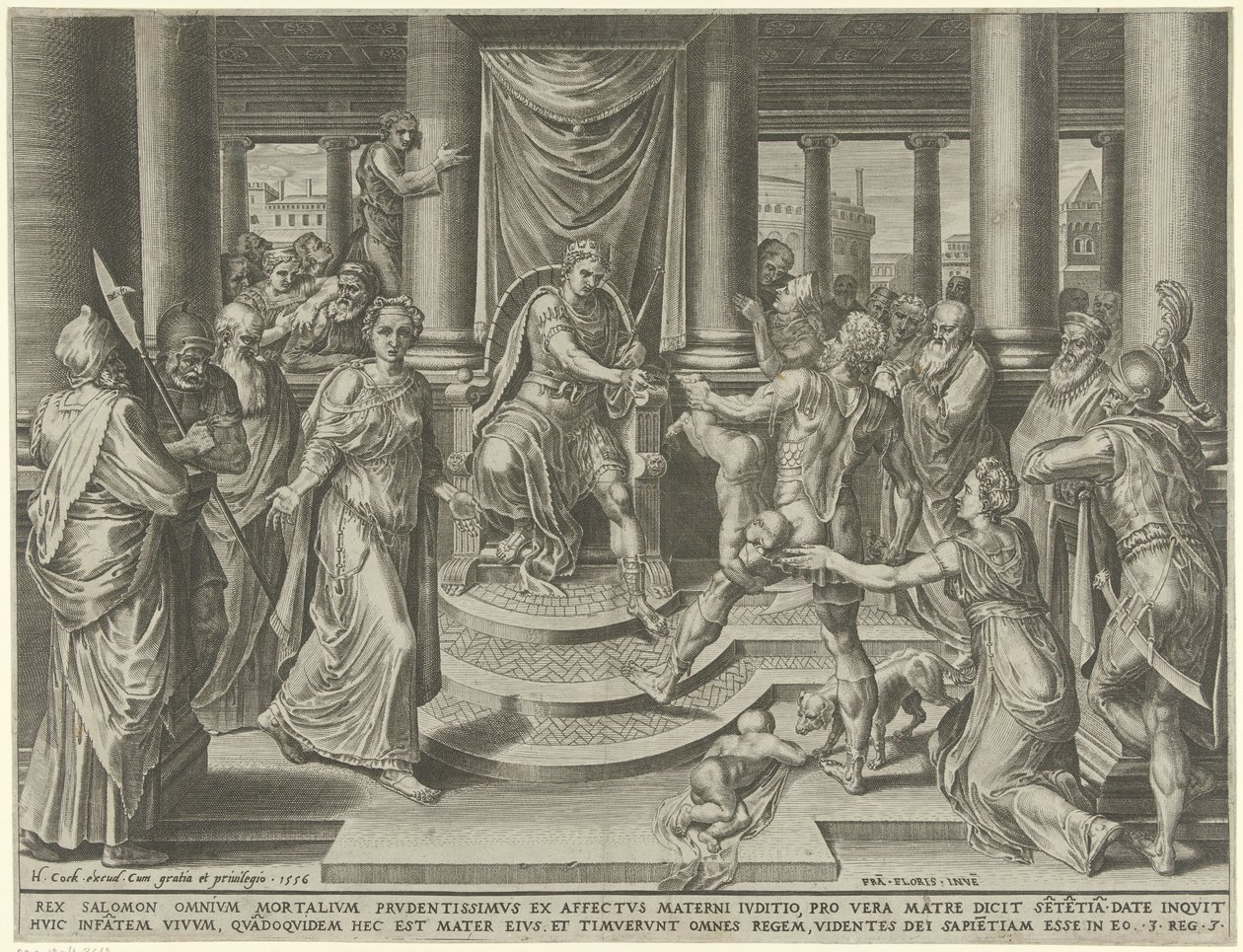 Urteil Salomos von Dirck Volckertsz. Coornhert