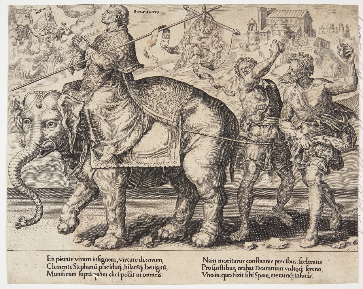 Der Triumph des Stephanus von Dirck Volckertsz. Coornhert