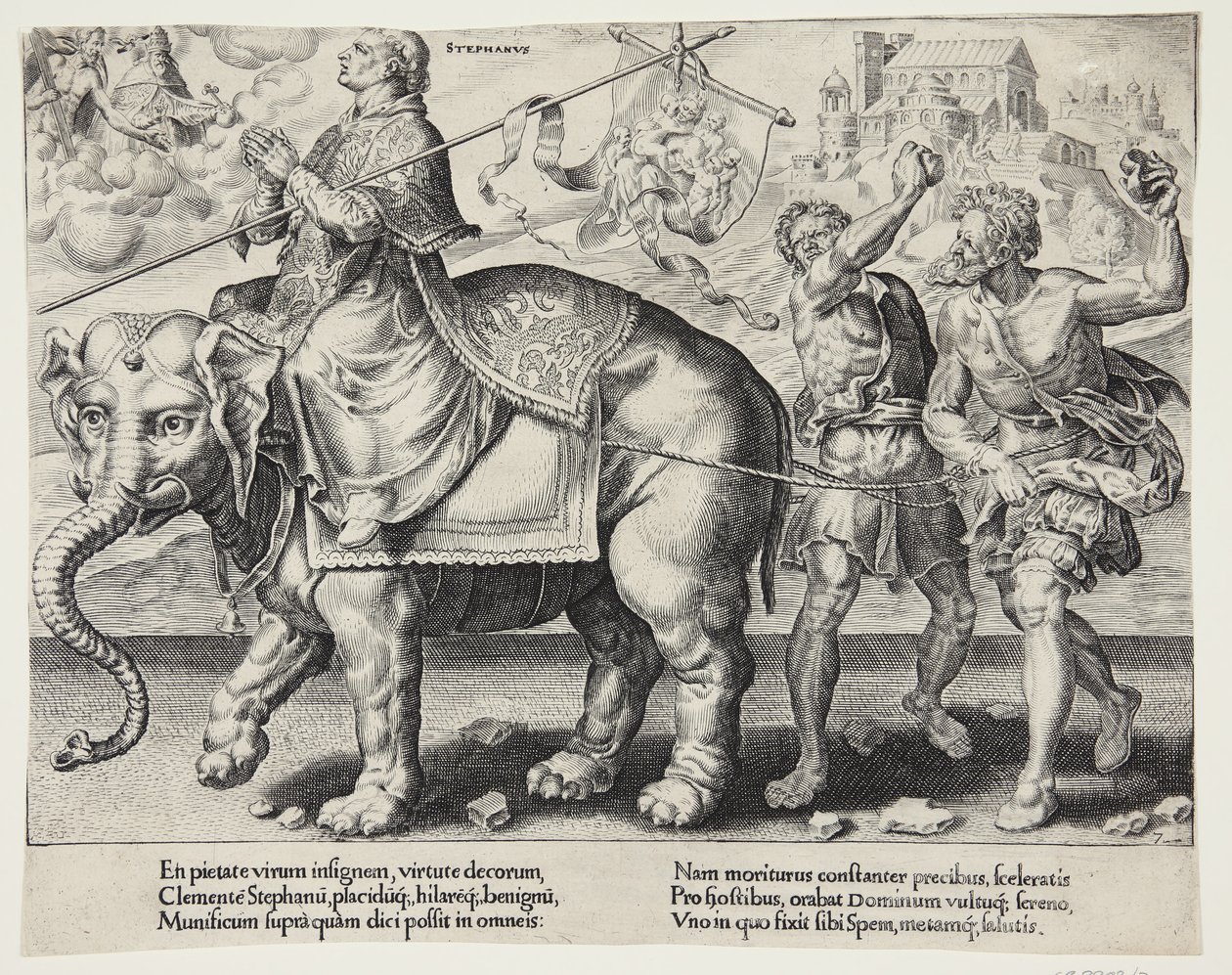 Der Triumph des Stephanus von Dirck Volckertsz. Coornhert