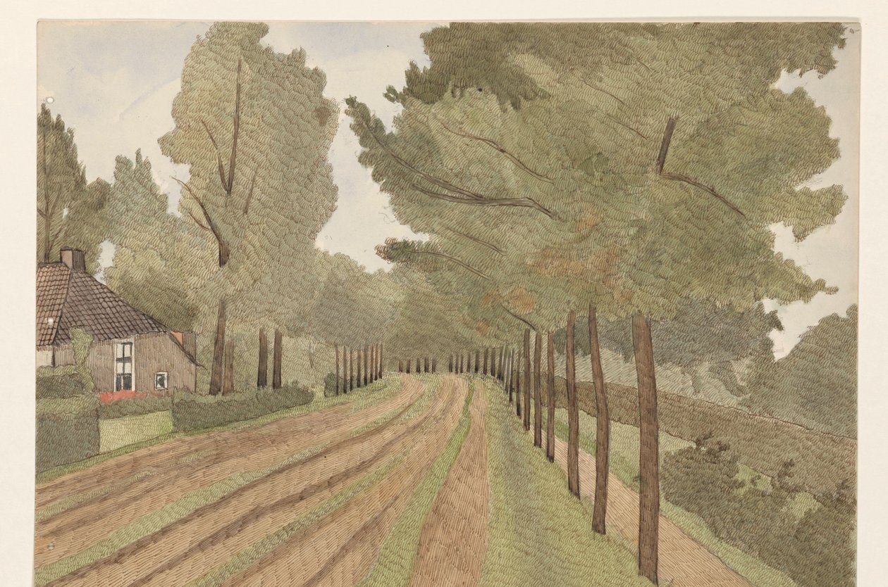 Der Heuweg bei Eelde von Dirk Arnoldus Tavenraat