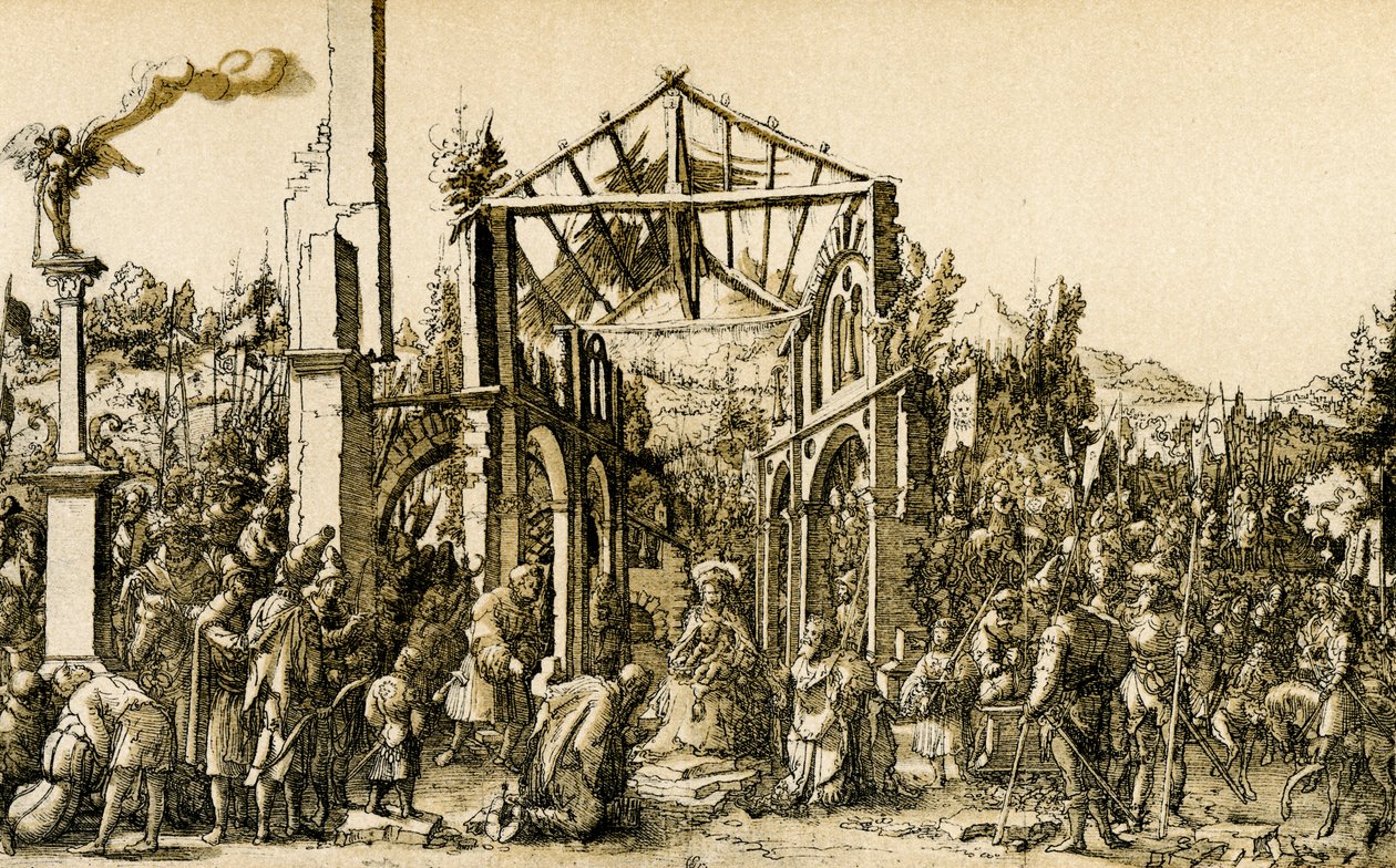 Anbetung der Heiligen Drei Könige von Dirk Jacobsz Vellert