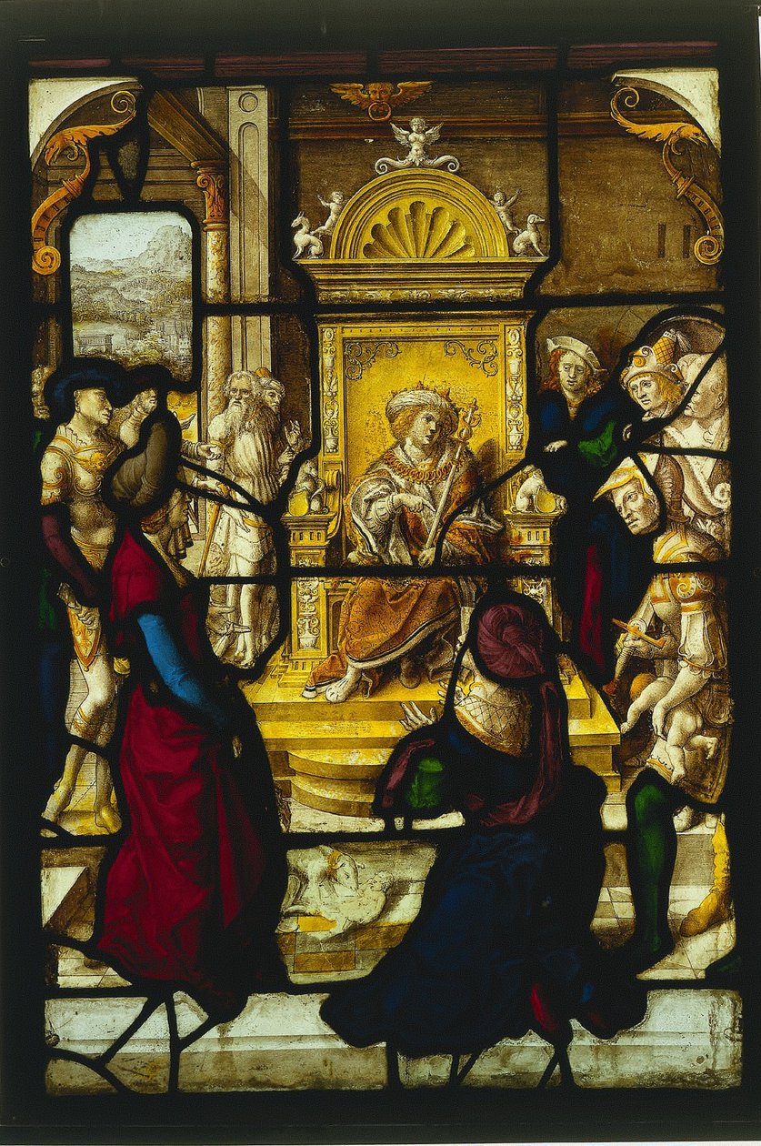 Das Urteil Salomos, ca. 1530 von Dirk Vellert