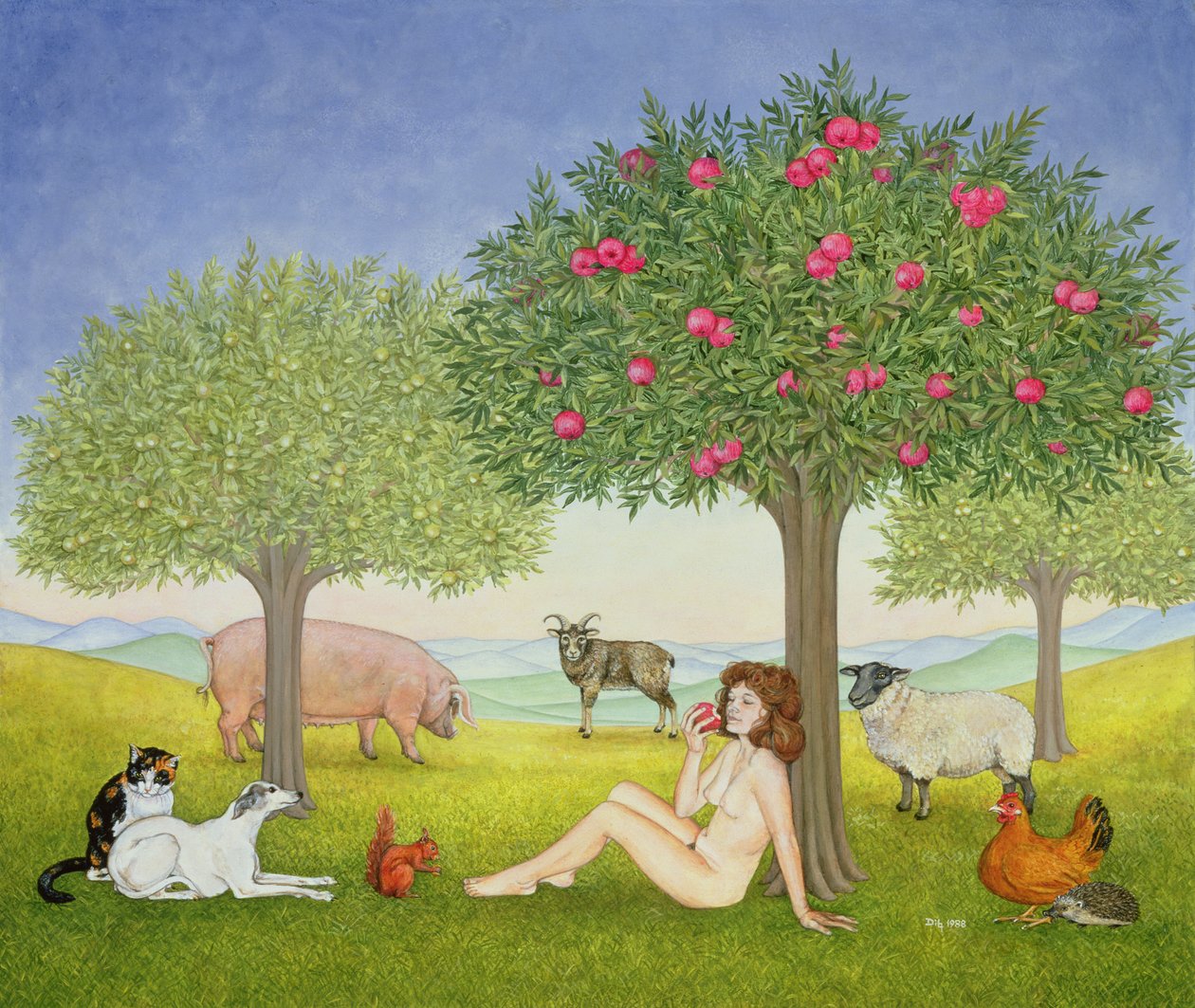 Ein Apfel am Tag. Triptychon Teil Drei von Ditz