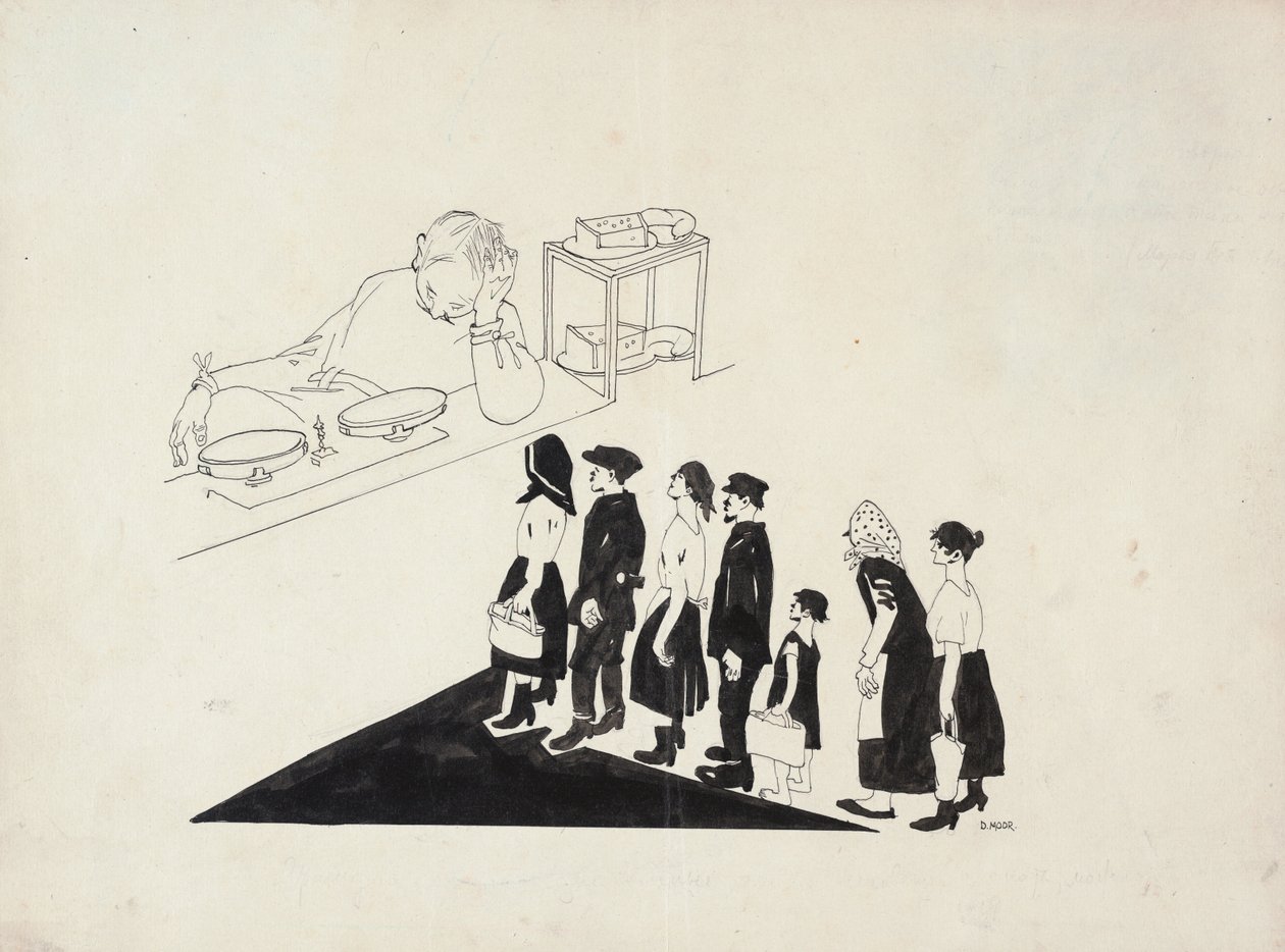 Die Warteschlange von Dmitriy Stakhievich Moor