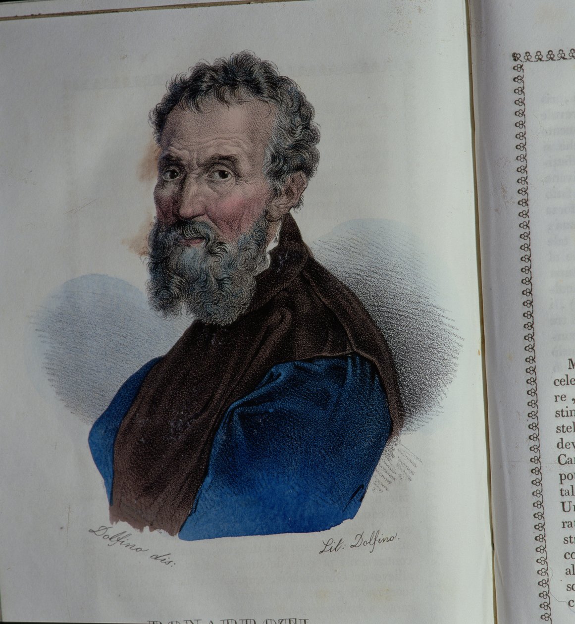 Porträt von Michelangelo Buonarroti (1475-1564) von Dolfino