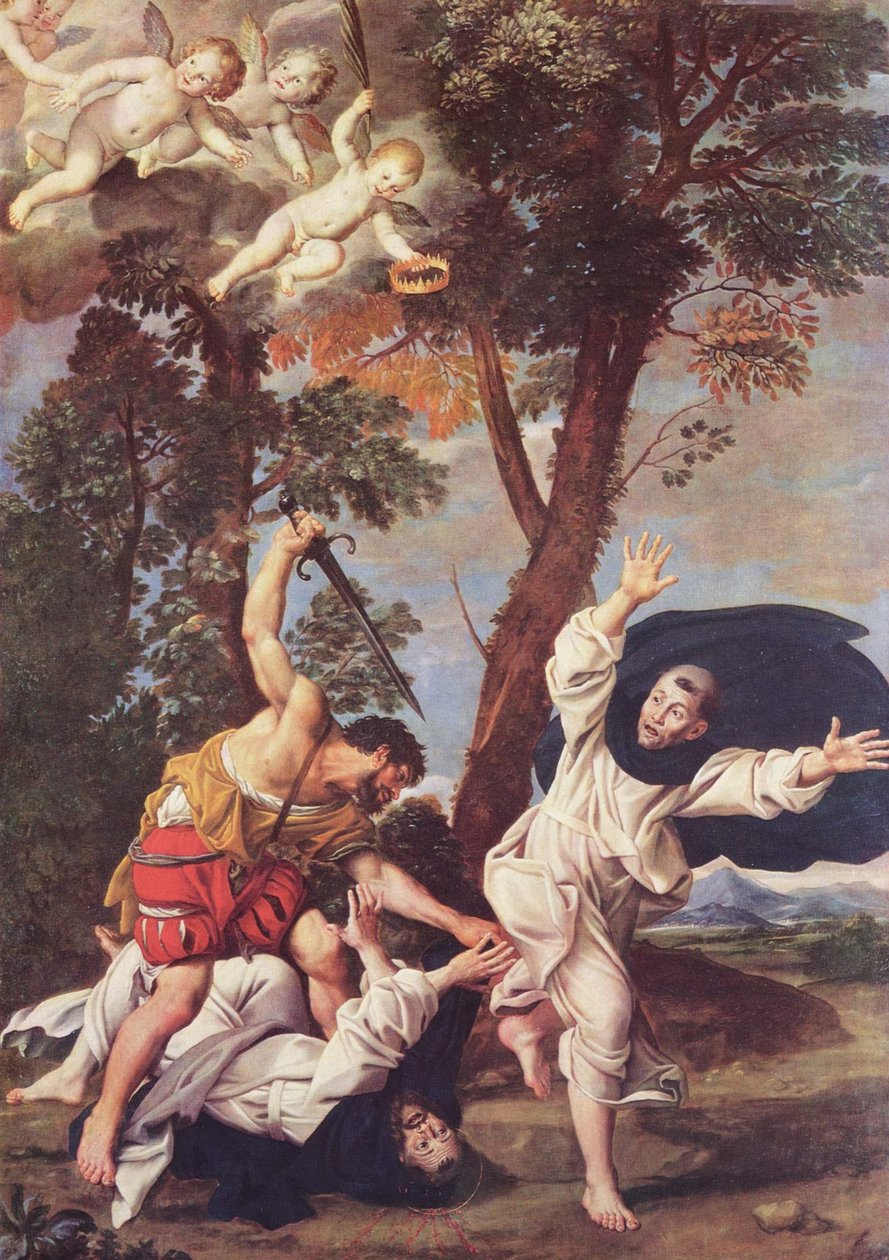 Ermordung des Heiligen Petrus Martyr von Domenichino